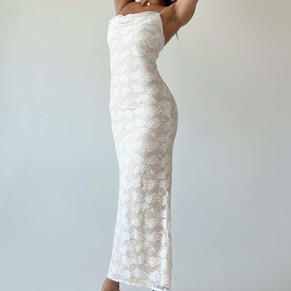Princess Polly Azra Maxi Dress White